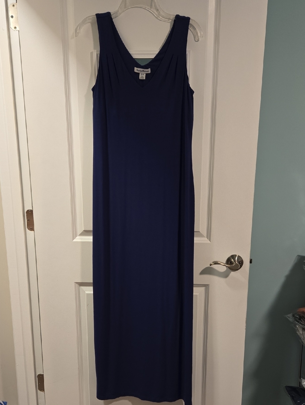 Tommy Bahama Navy Sleeveless V-Neck Maxi Dress